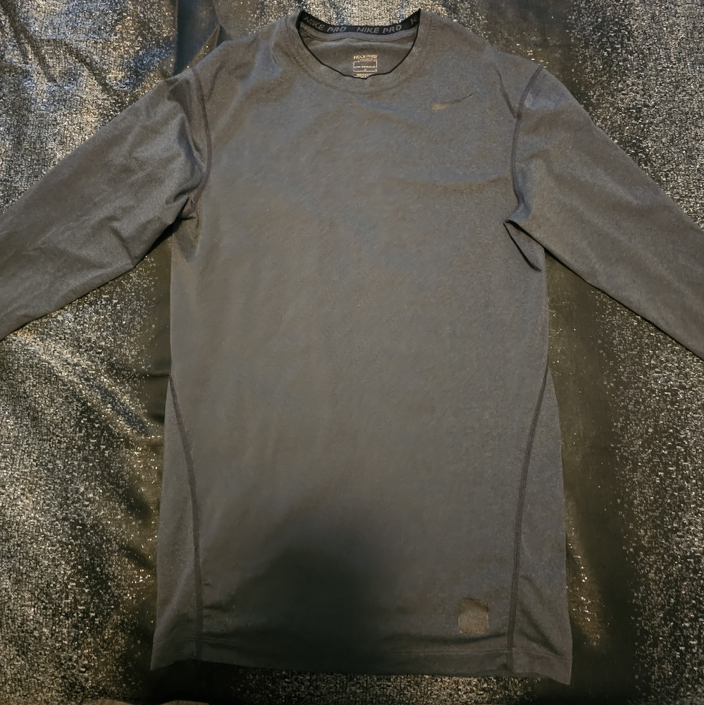 Nike Compression shirt. Small. Long sleeve.  Gray